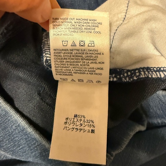 Lands' End Deep Blue Denim Pants - Picture 6 of 10